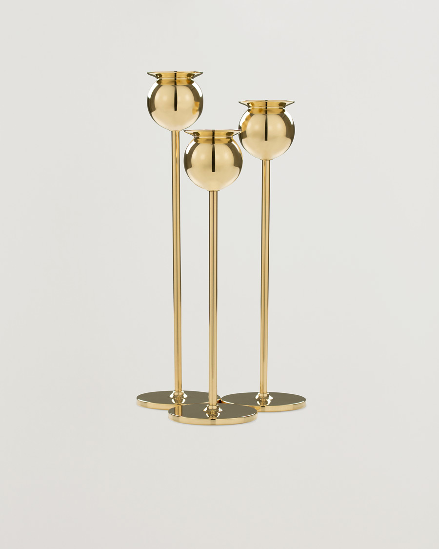 Herre |  | Skultuna | The Tulip Candlestick Brass Set of Three