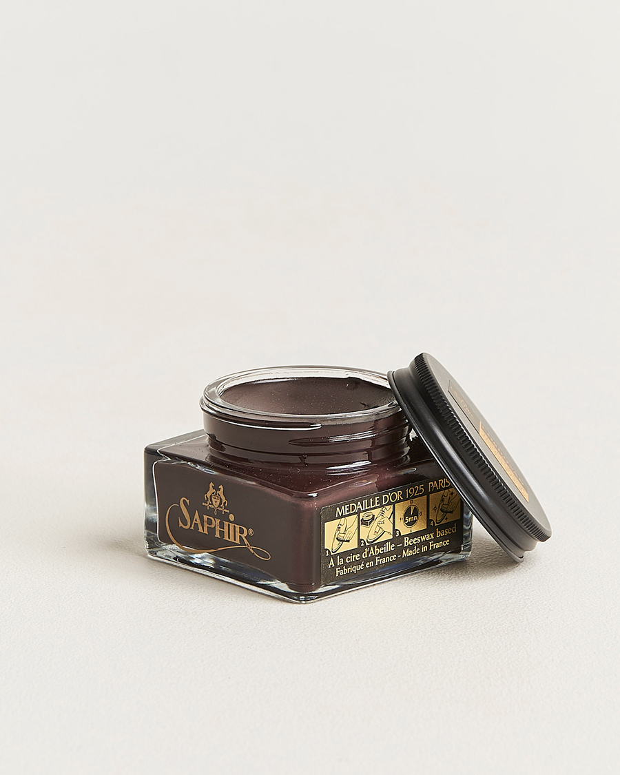 Herre | Skopleje | Saphir Medaille d'Or | Cordovan Creme 75 ml Dark Brown