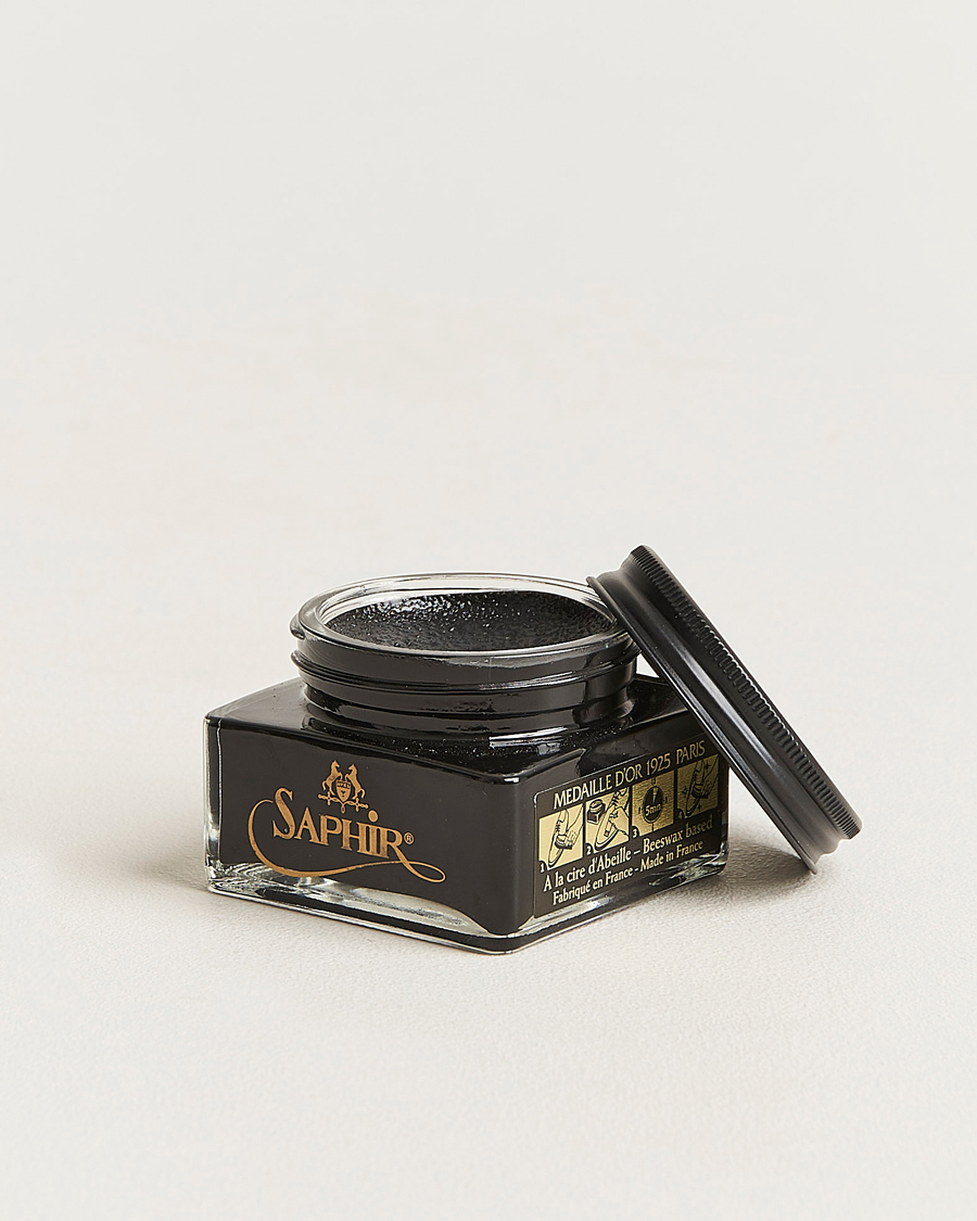 Herre | Skopleje | Saphir Medaille d\'Or | Creme Pommadier 1925 75 ml Black