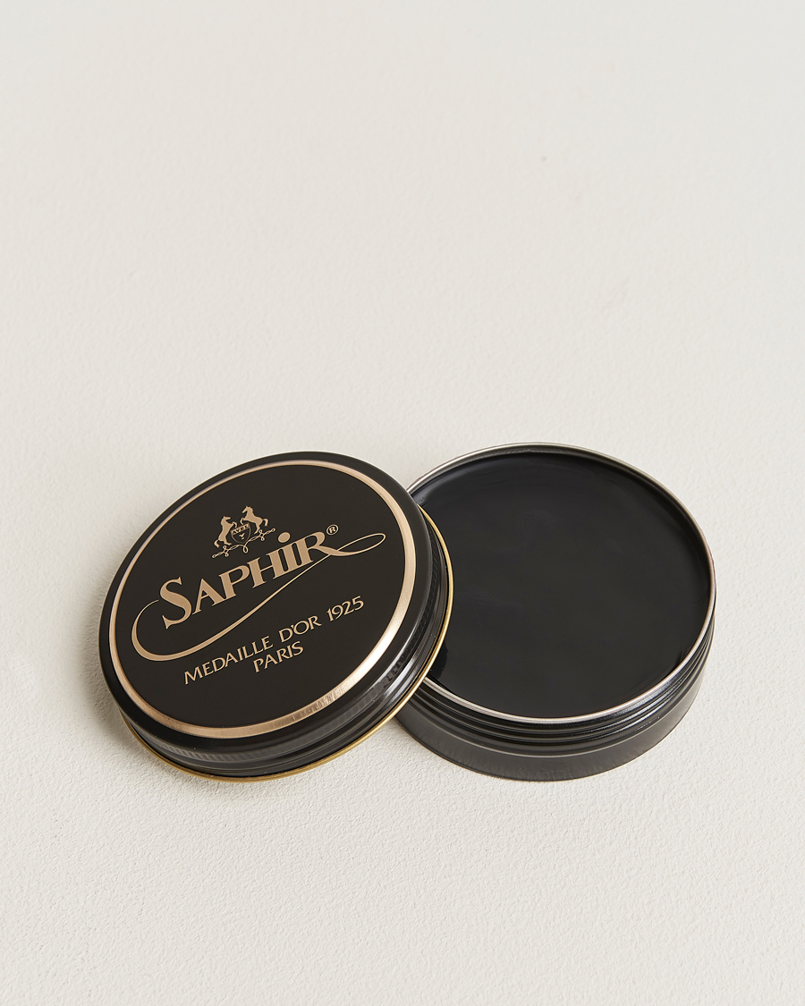 Herre | Sko | Saphir Medaille d\'Or | Pate De Lux 50 ml Black