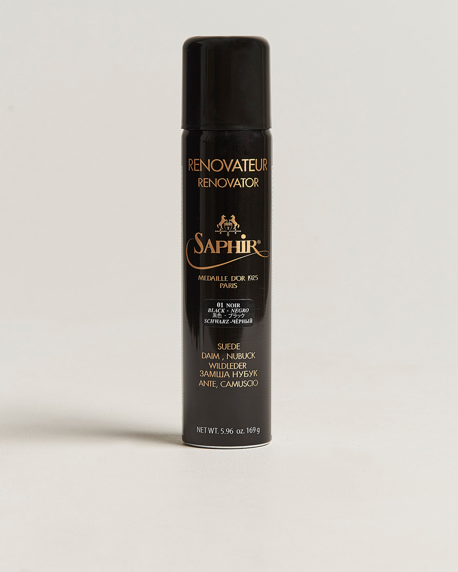 Herre | Skopleje | Saphir Medaille d'Or | Renovateur Suede 250 ml Spray Black