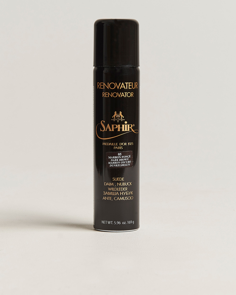 Herre | Skopleje | Saphir Medaille d'Or | Renovateur Suede 250 ml Spray Dark Brown