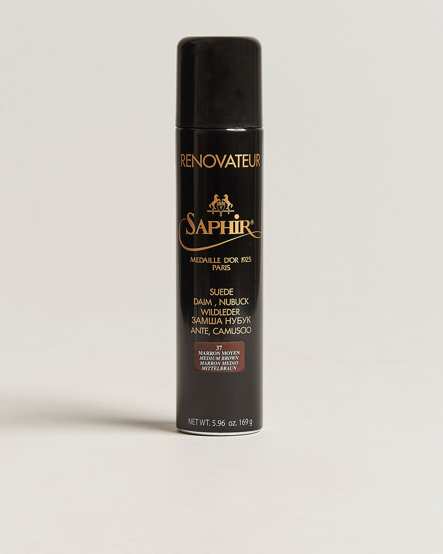 Herre | Skopleje | Saphir Medaille d'Or | Renovateur Suede 250 ml Spray Medium Brown