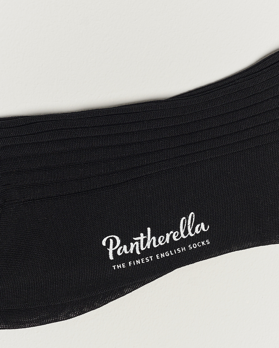 Herre | Tøj | Pantherella | Vale Cotton Socks Black