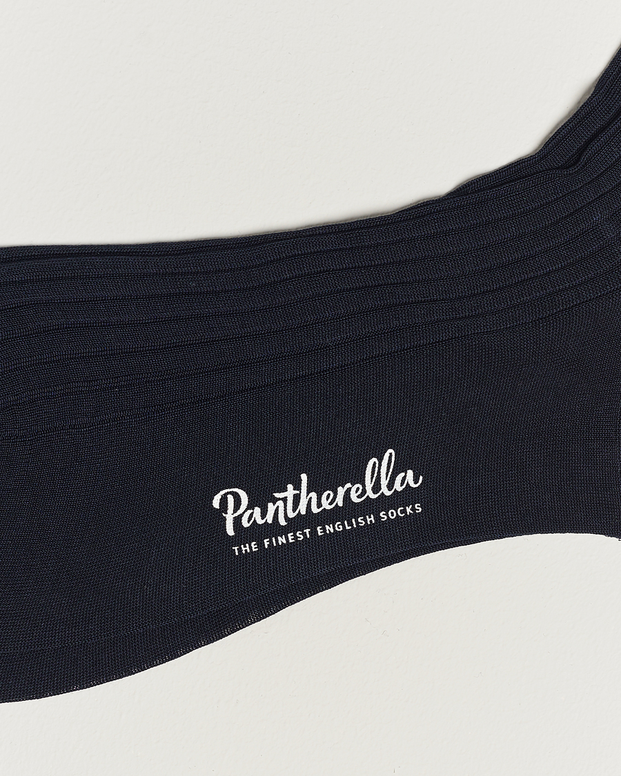 Herre | Tøj | Pantherella | Vale Cotton Socks Navy