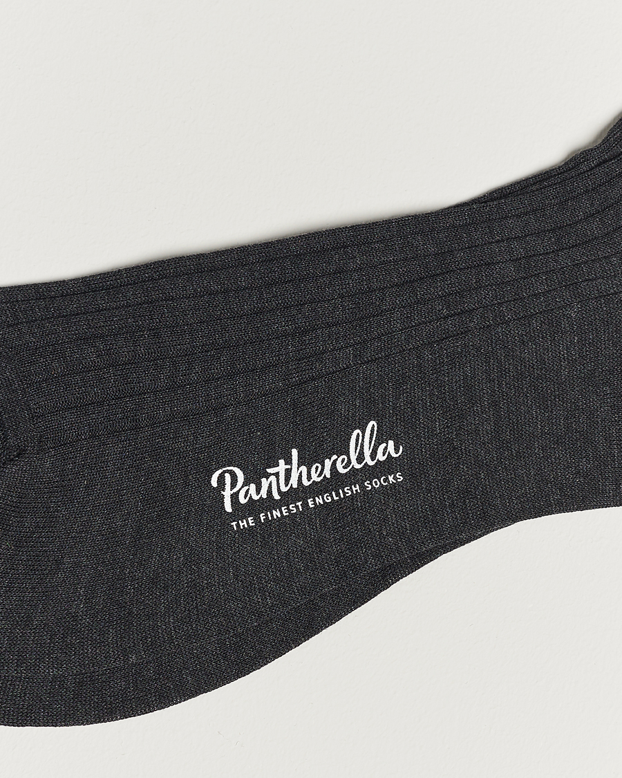 Herre | Afdelinger | Pantherella | Vale Cotton Socks Dark Grey