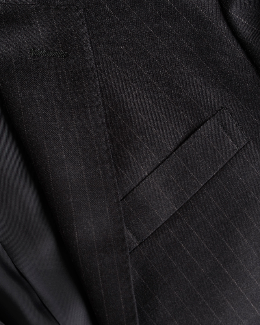 Herre | Jakkesæt | Polo Ralph Lauren | Clothing Suit Pinstripe Charcoal/Cream