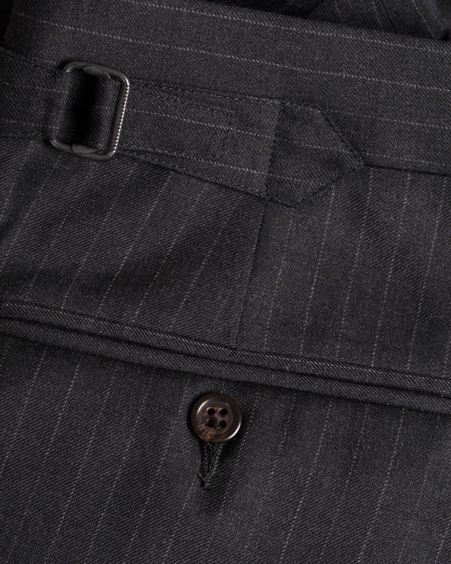 Herre | Jakkesæt | Polo Ralph Lauren | Clothing Suit Pinstripe Charcoal/Cream