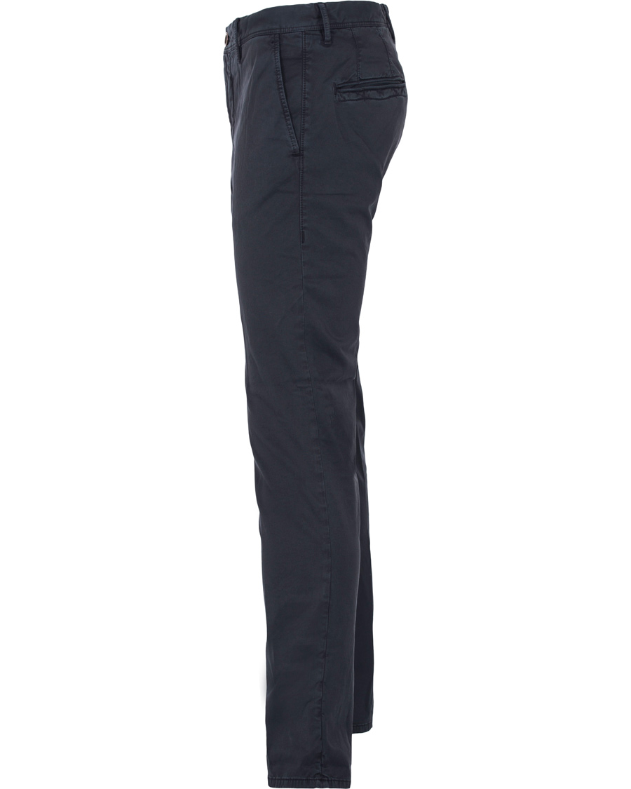 Herre | Bukser | Incotex | Slim Fit Stretch Slacks Navy