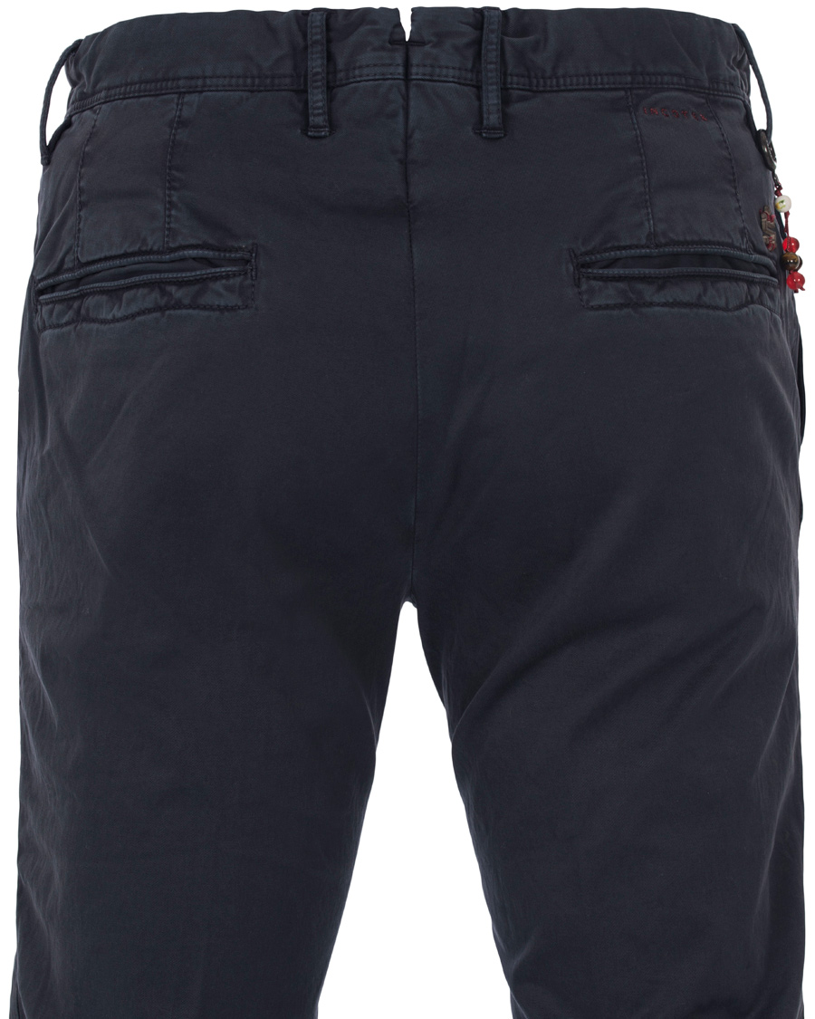 Herre | Bukser | Incotex | Slim Fit Stretch Slacks Navy