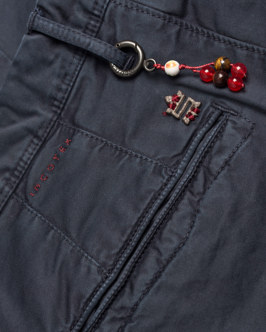 Herre | Bukser | Incotex | Slim Fit Stretch Slacks Navy