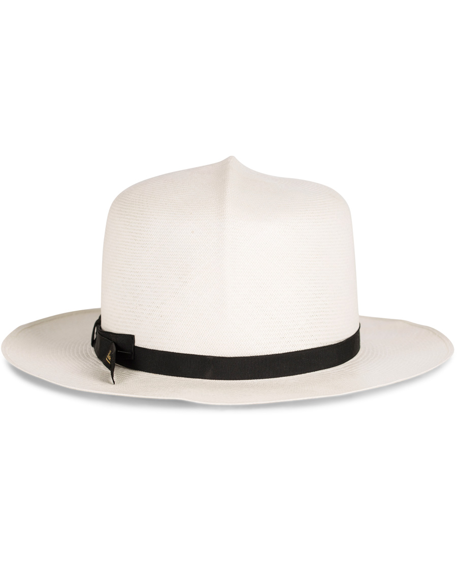 Herre | Borsalino Montechristi Rollable Panama Hat White | Borsalino | Montechristi Rollable Panama Hat White
