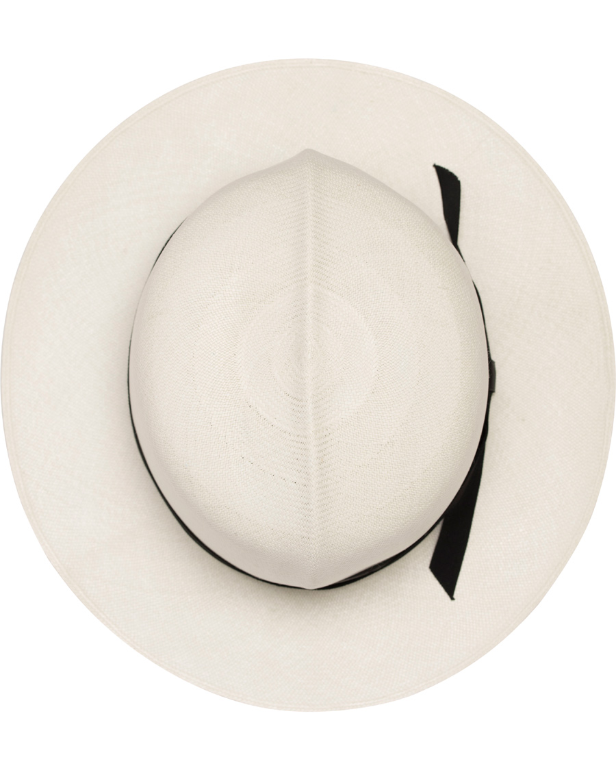 Herre | Borsalino Montechristi Rollable Panama Hat White | Borsalino | Montechristi Rollable Panama Hat White