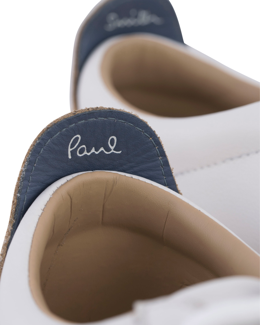 Herre | Paul Smith Shoe Osmo Sneaker White Mono Lux | Paul Smith Shoe | Osmo Sneaker White Mono Lux