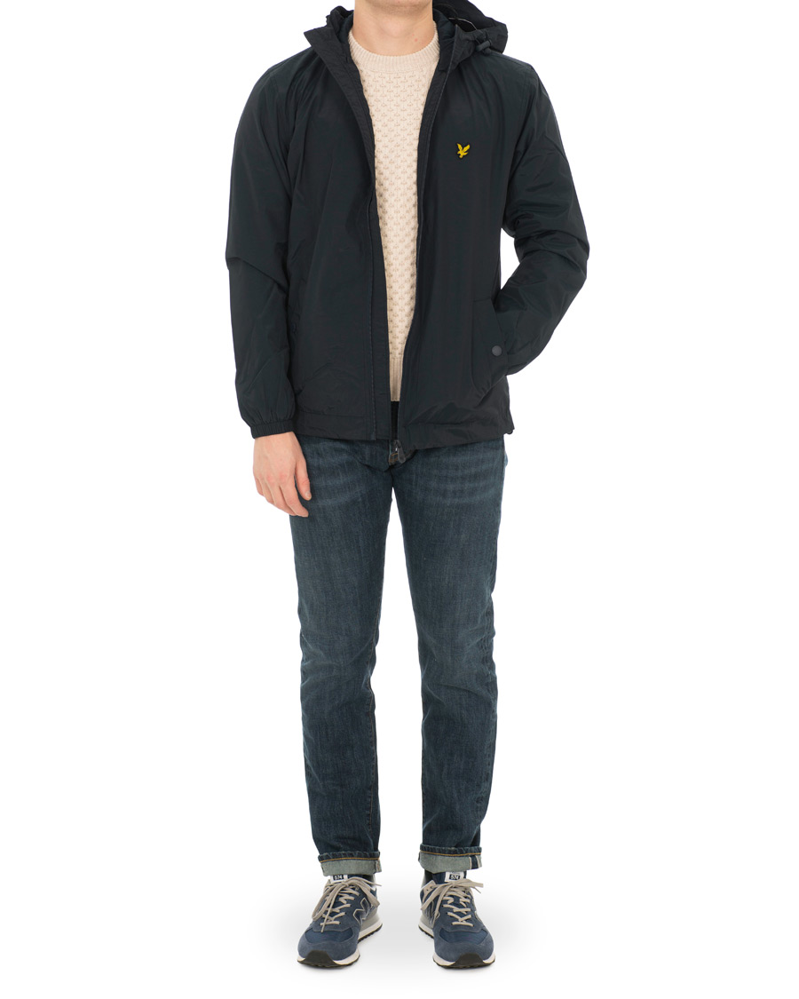 Herre | Jakker | Lyle & Scott | Zip Through Hooded Jacket Navy
