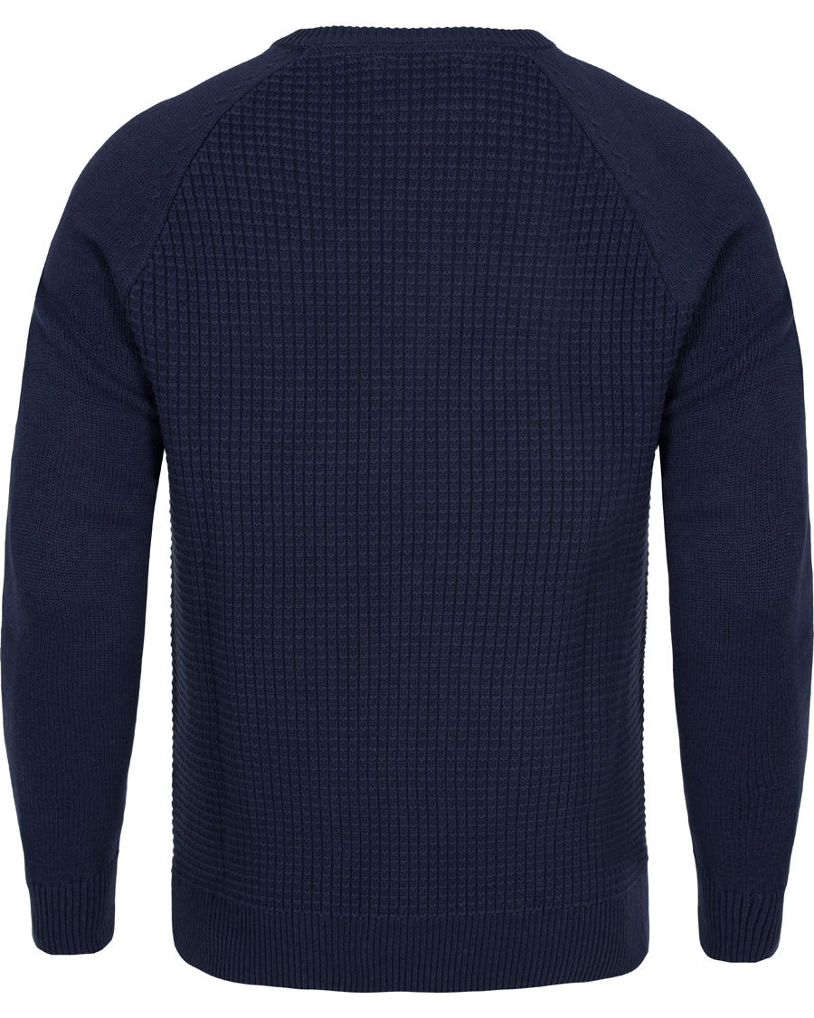 Herre | Trøjer | Lyle & Scott | Crew Neck Garter Bomber Navy