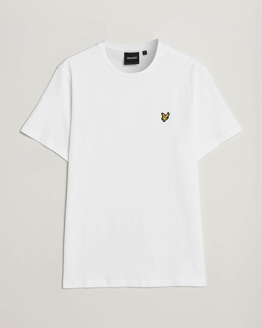 Herre | Hvide t-shirts | Lyle & Scott | Crew Neck Organic Cotton T-Shirt White