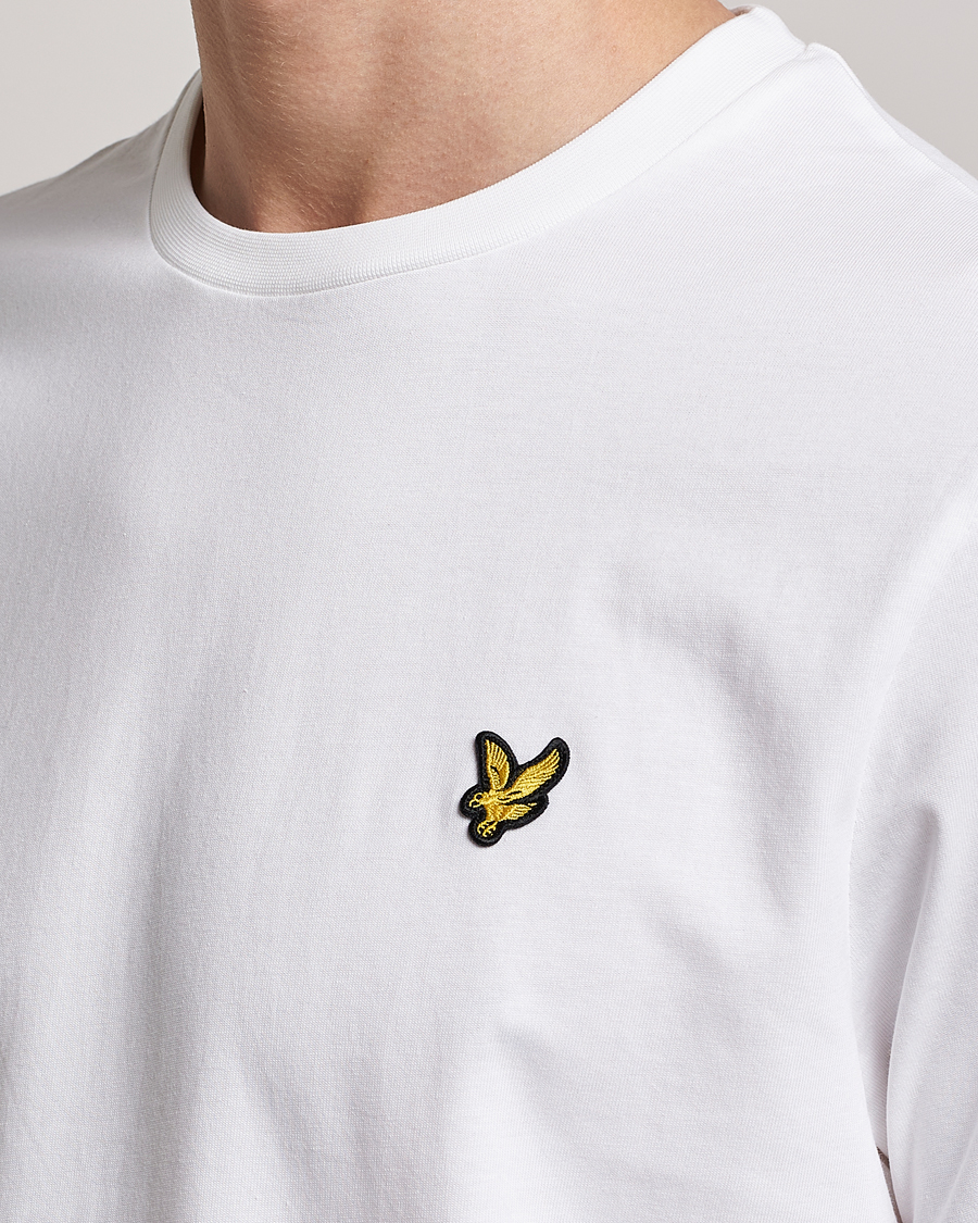 Herre | T-Shirts | Lyle & Scott | Crew Neck Organic Cotton T-Shirt White