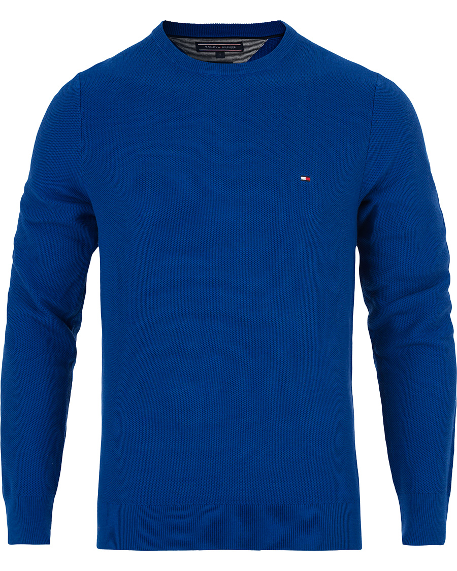 Herre | Trøjer | Tommy Hilfiger | Honeycomb Knitted Crew Neck Surf the Web