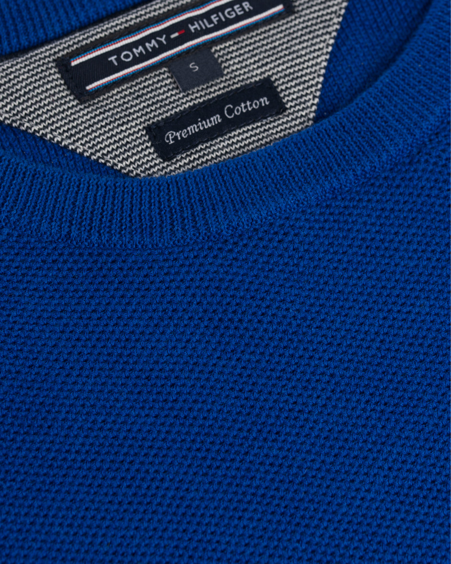 Herre | Trøjer | Tommy Hilfiger | Honeycomb Knitted Crew Neck Surf the Web