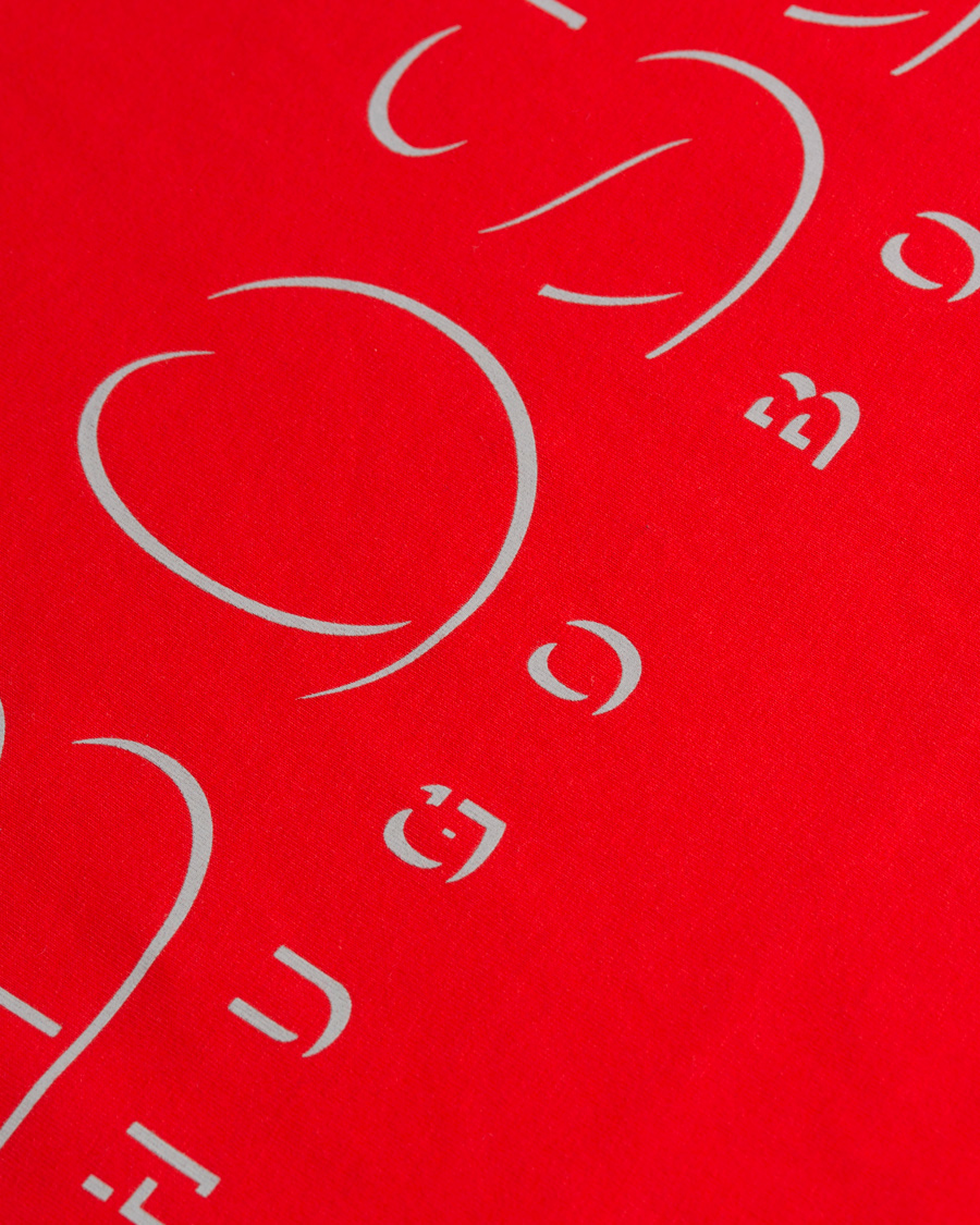 Herre | T-Shirts | BOSS BLACK | BOSS T-Shirts Logo Bright Red