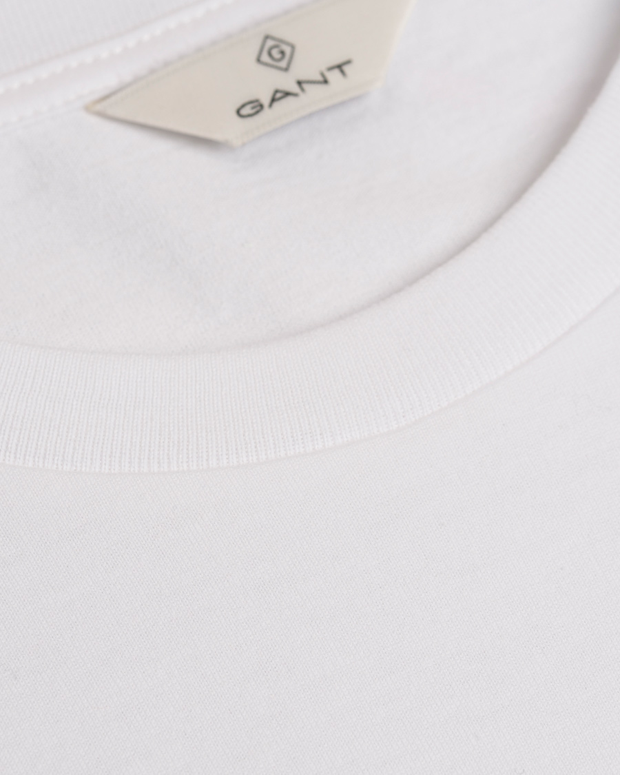 Herre | T-Shirts | GANT Diamond G | Pocket Tee White