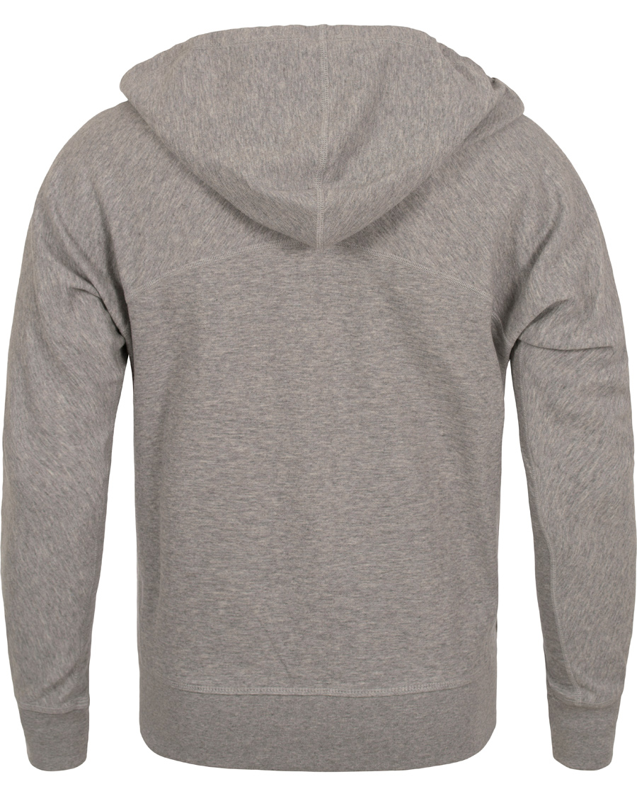 Herre | Trøjer | GANT Diamond G | Full Zip Hoodie Light Grey Melange