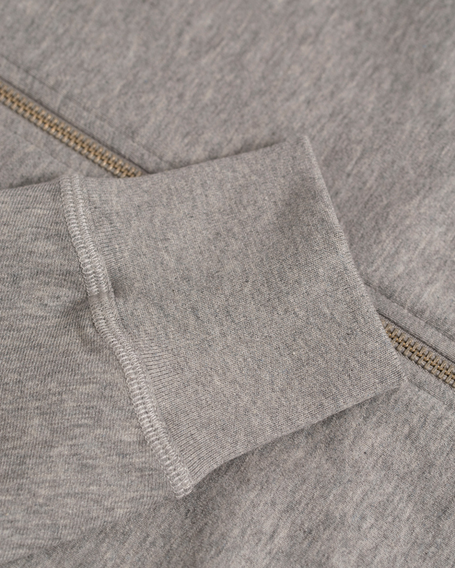 Herre | Trøjer | GANT Diamond G | Full Zip Hoodie Light Grey Melange