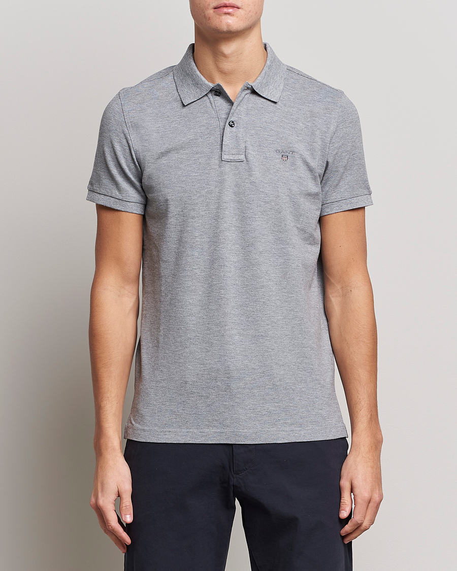 Herre | Polotrøjer | GANT | The Original Polo Grey Melange