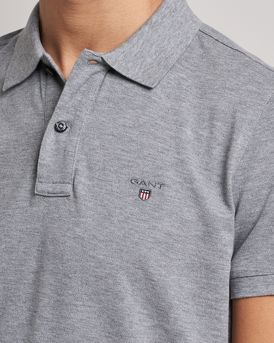 Herre | Polotrøjer | GANT | The Original Polo Grey Melange