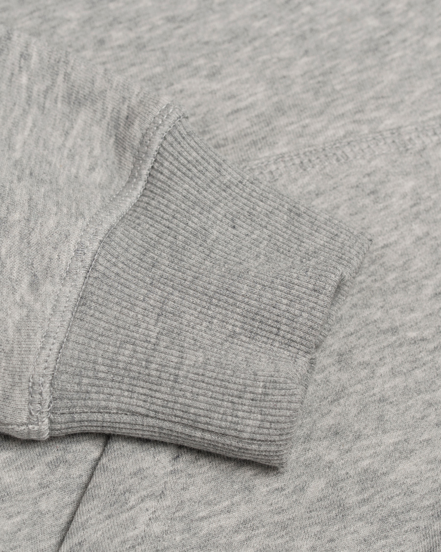 Herre | Trøjer | GANT | Full Zip Hoodie Light Grey Melange