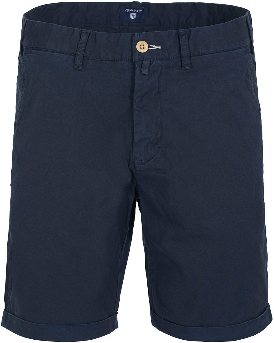 Herre | Shorts | GANT | Summer Chino Shorts Evening Blue