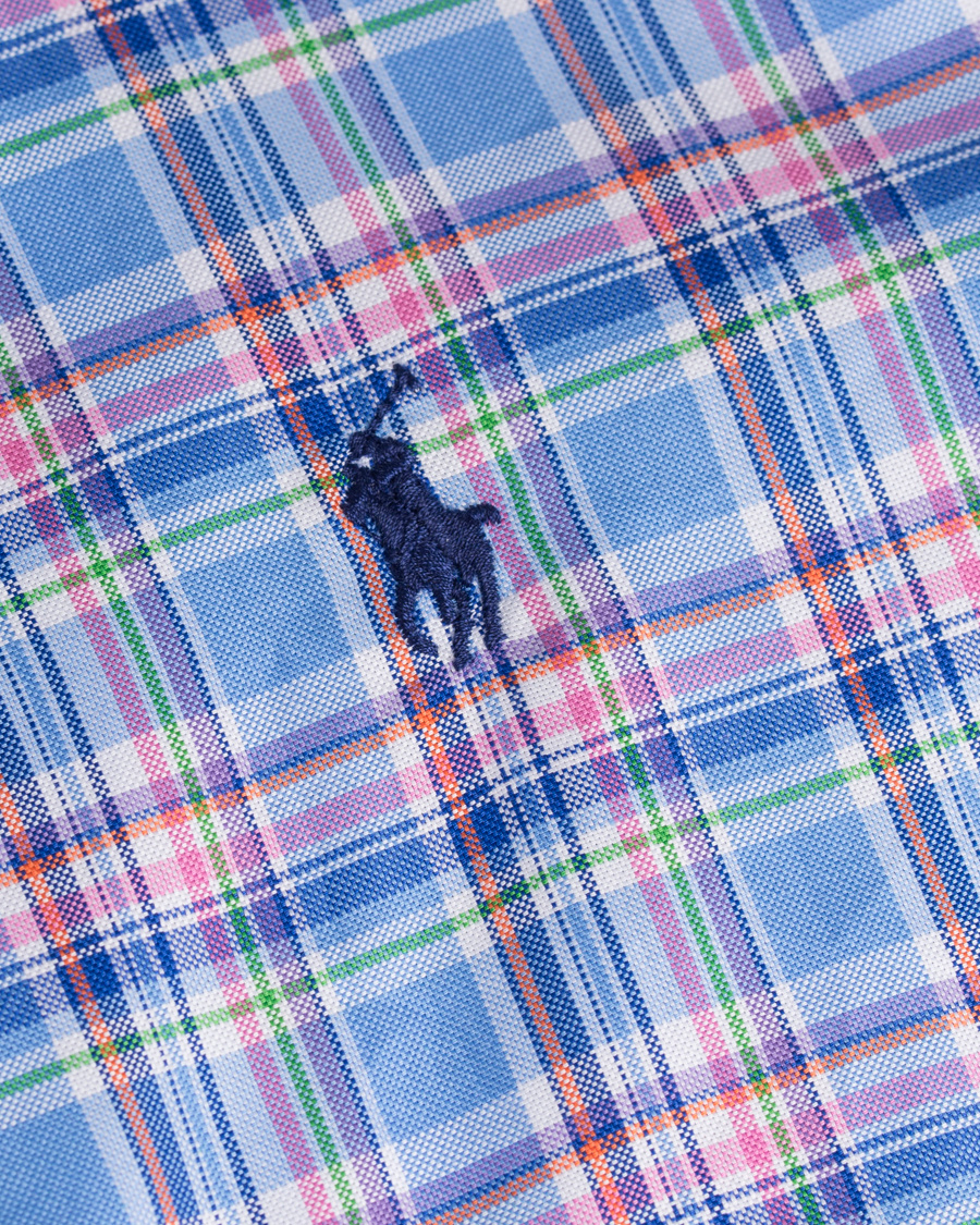 Herre | Skjorter | Polo Ralph Lauren | Slim Fit Luxury Oxford Shirt Blue/Orange