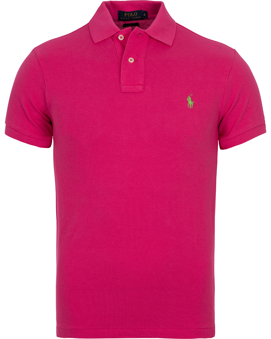 Herre | Polotrøjer | Polo Ralph Lauren | Slim Fit Polo Ultra Pink