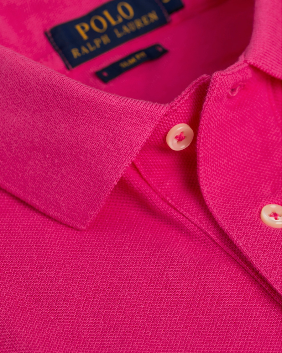 Herre | Polotrøjer | Polo Ralph Lauren | Slim Fit Polo Ultra Pink