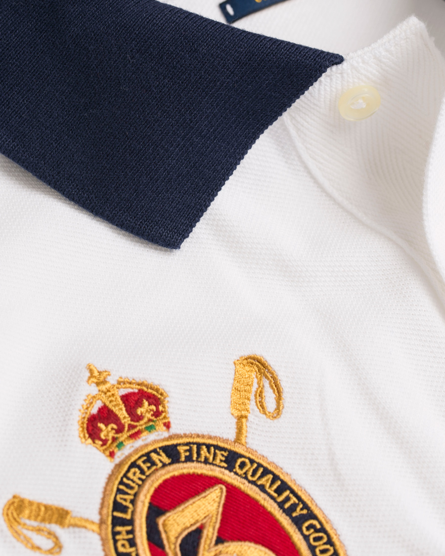 Herre | Polotrøjer | Polo Ralph Lauren | Blackwatch Block Stripe Polo White