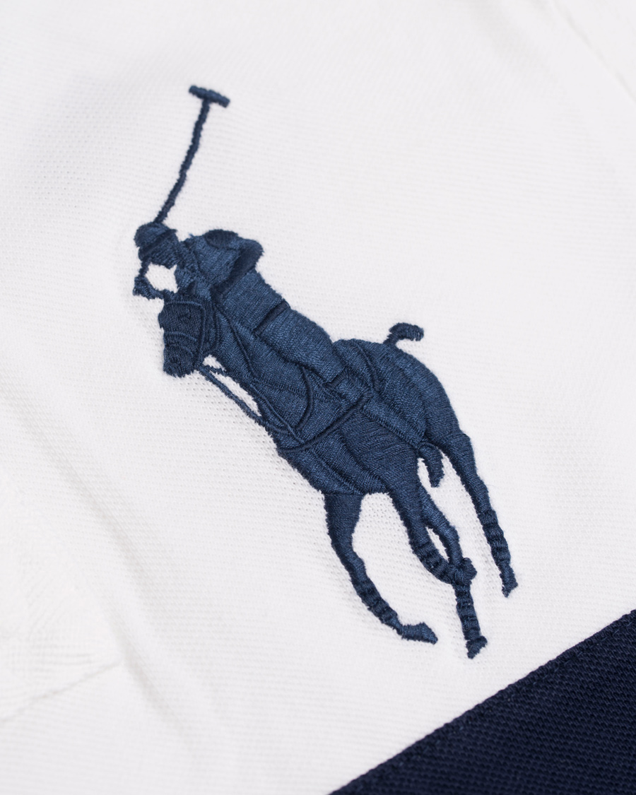 Herre | Polotrøjer | Polo Ralph Lauren | Blackwatch Block Stripe Polo White