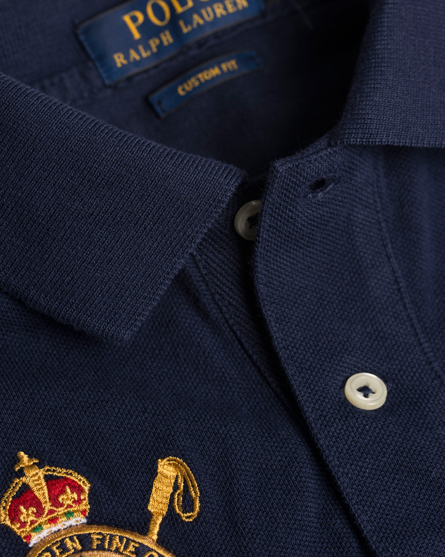 Herre | Polotrøjer | Polo Ralph Lauren | Blackwatch Diagonal Stripe Polo French Navy