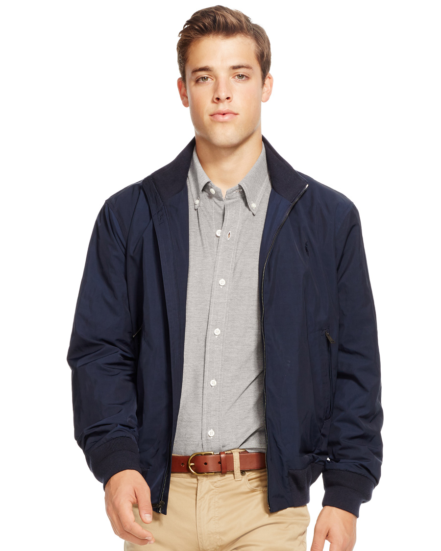 Herre | Jakker | Polo Ralph Lauren | Barracuda Bomber Jacket Aviator Navy
