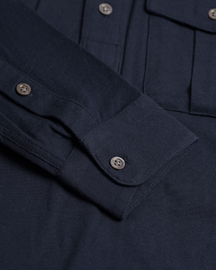 Herre | Trøjer | Polo Ralph Lauren | Moto Military Shirt Sweater Aviator Navy