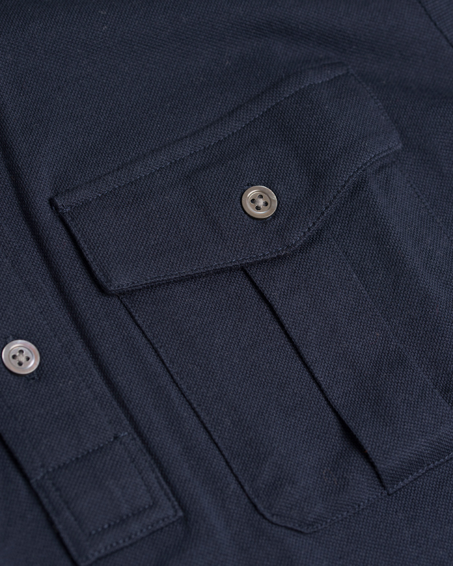 Herre | Trøjer | Polo Ralph Lauren | Moto Military Shirt Sweater Aviator Navy