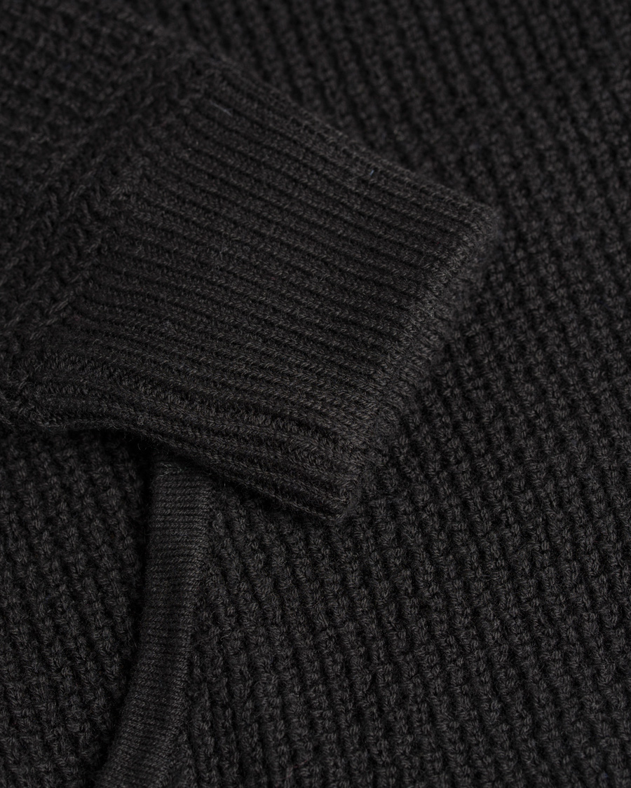 Herre | Trøjer | Polo Ralph Lauren | Cotton/Cashmere Stone Washed Hoodie Polo Black