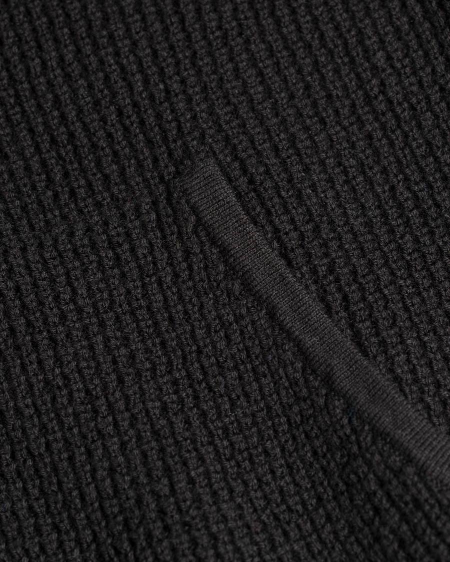 Herre | Trøjer | Polo Ralph Lauren | Cotton/Cashmere Stone Washed Hoodie Polo Black