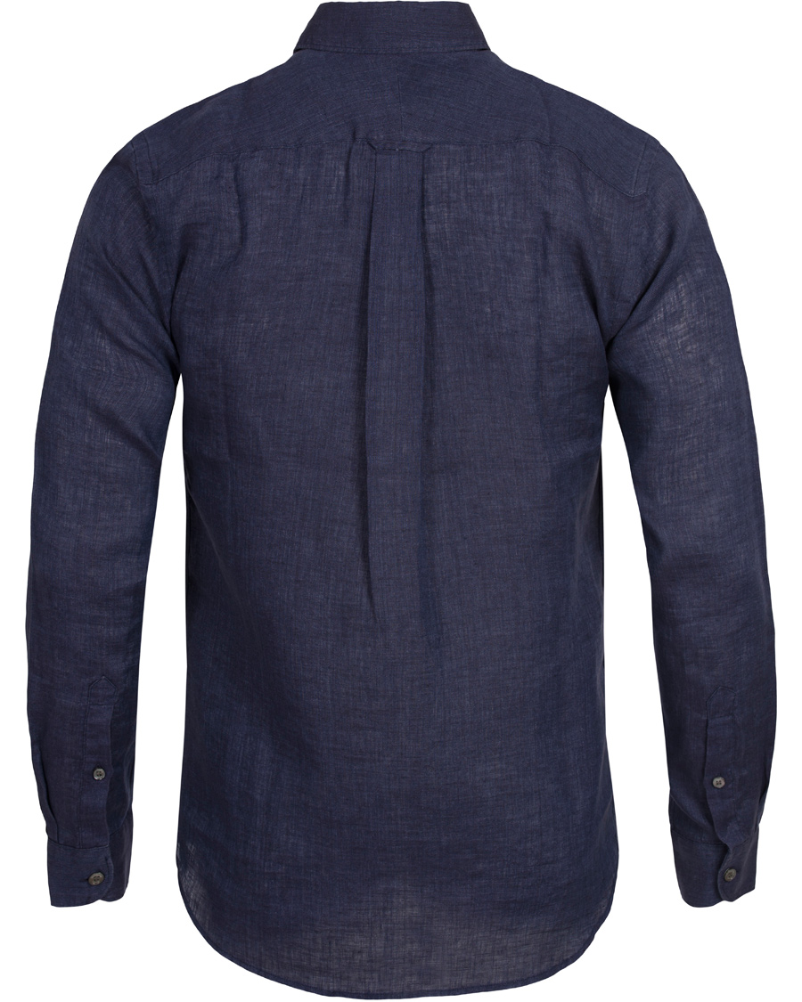 Herre | Skjorter | Aquascutum | Ashby Linnen Shirt Navy