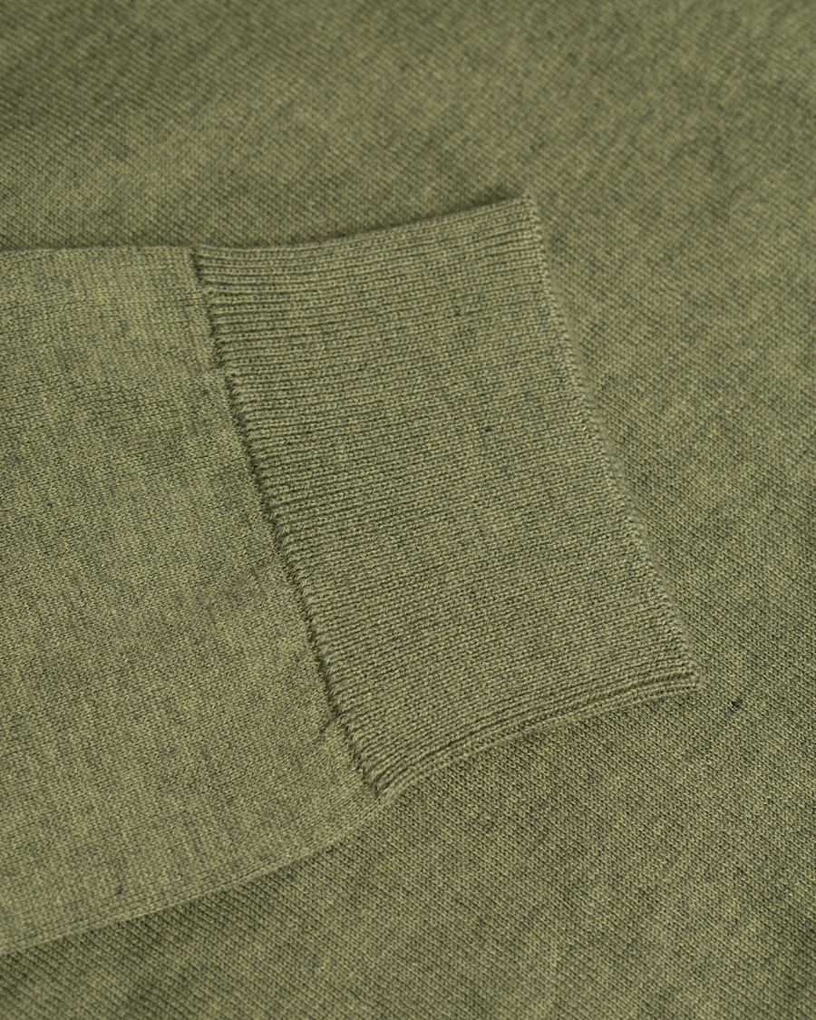 Herre | Trøjer | John Smedley | Luke Slim Fit Sea Island Cotton Pullover Tyrolean Green
