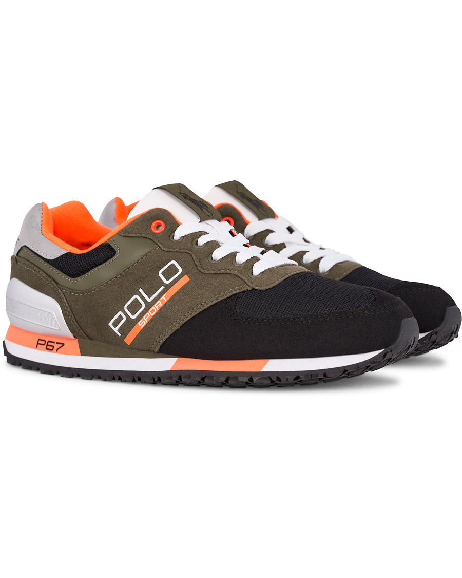 Herre | Polo Sport Ralph Lauren Slaton Polo Running Sneaker Olive | Polo Sport Ralph Lauren | Slaton Polo Running Sneaker Olive