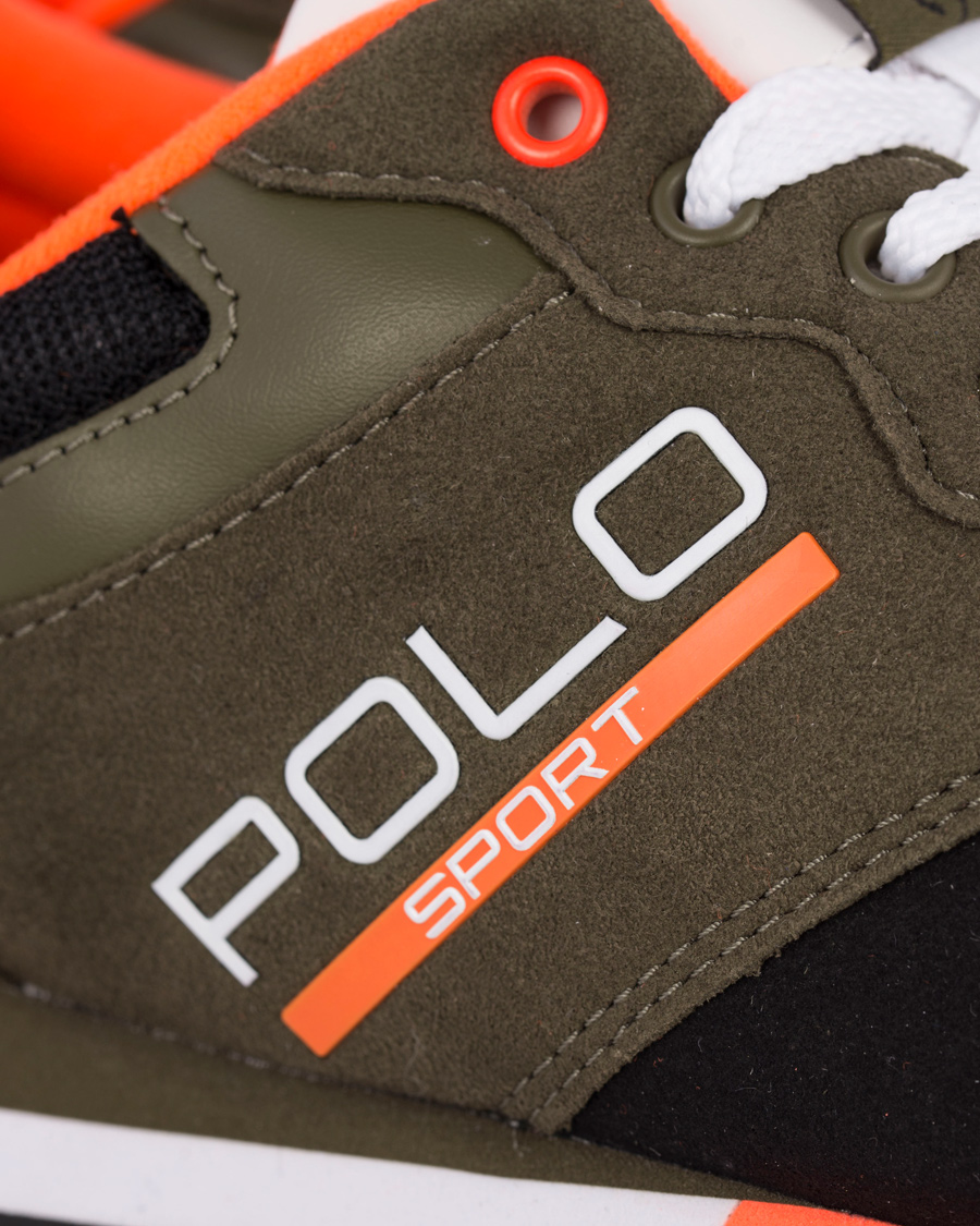Herre | Polo Sport Ralph Lauren Slaton Polo Running Sneaker Olive | Polo Sport Ralph Lauren | Slaton Polo Running Sneaker Olive