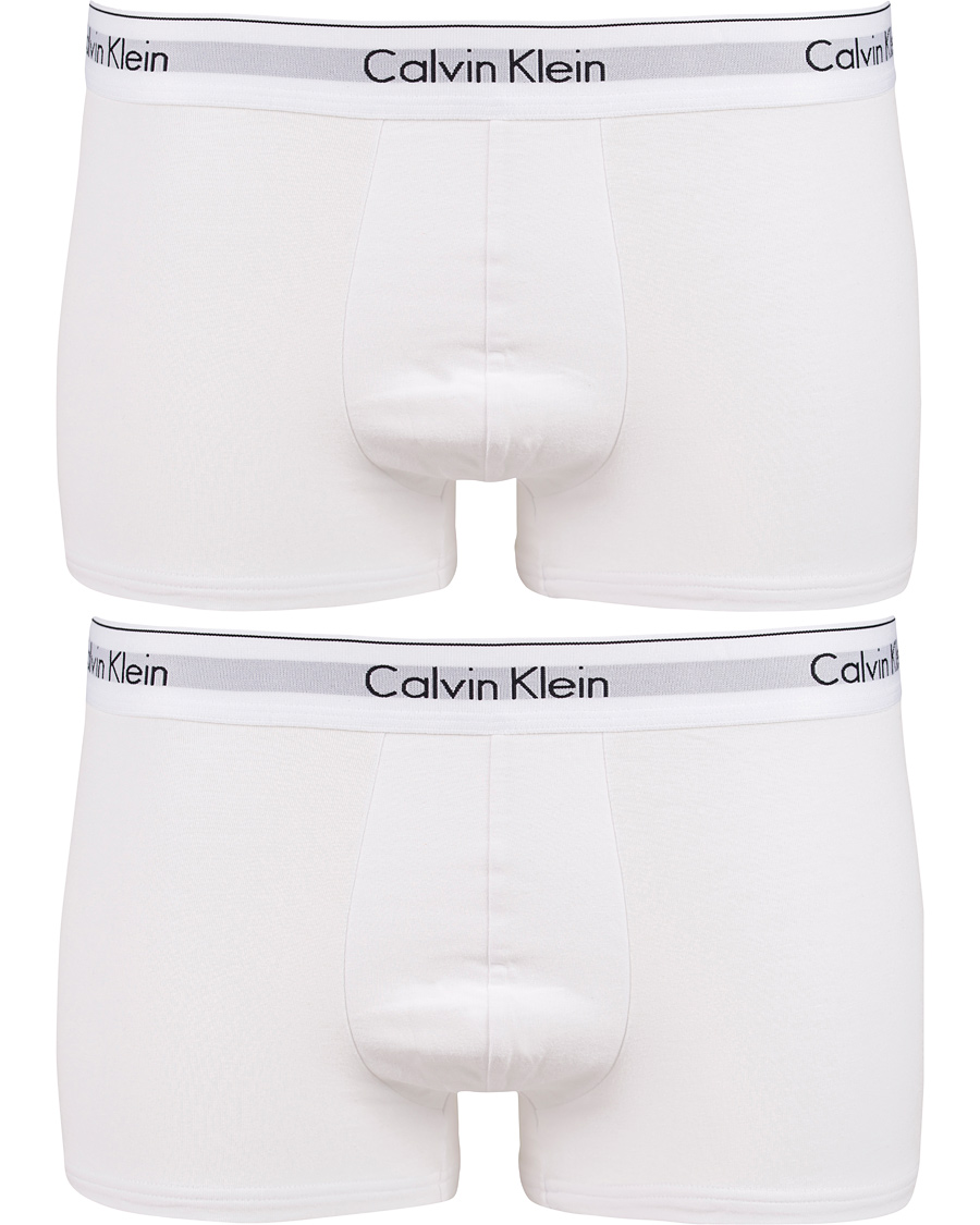 Herre | Undertøj | Calvin Klein | Modern Cotton Stretch Trunk 2-Pack White