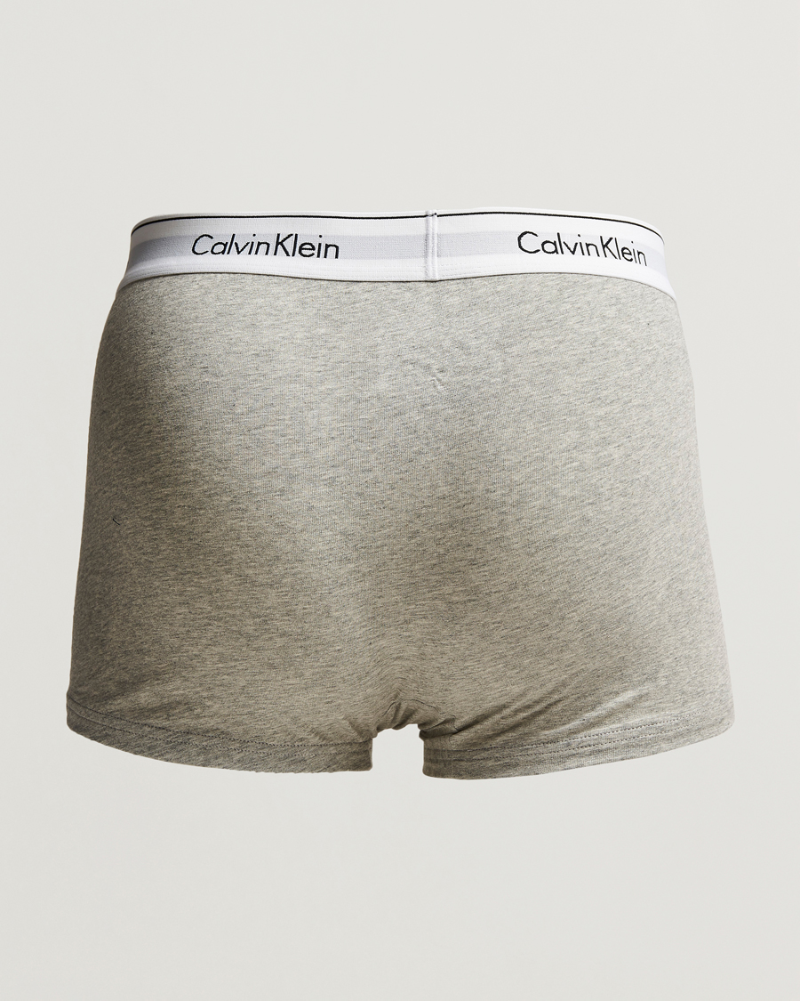 Herre | Boxershorts | Calvin Klein | Modern Cotton Stretch Trunk Heather Grey/Black