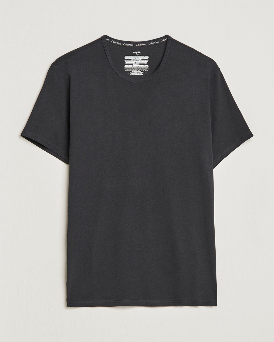 Herre |  | Calvin Klein | Cotton Crew Neck Tee 2- Pack Black